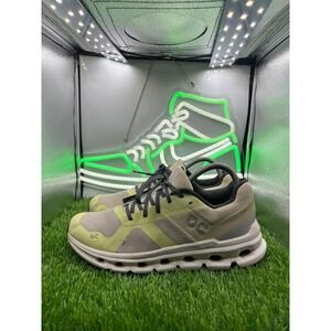 On Cloudgo Womens 8 Running Shoes Hay Beluga Green Grey 60.98687